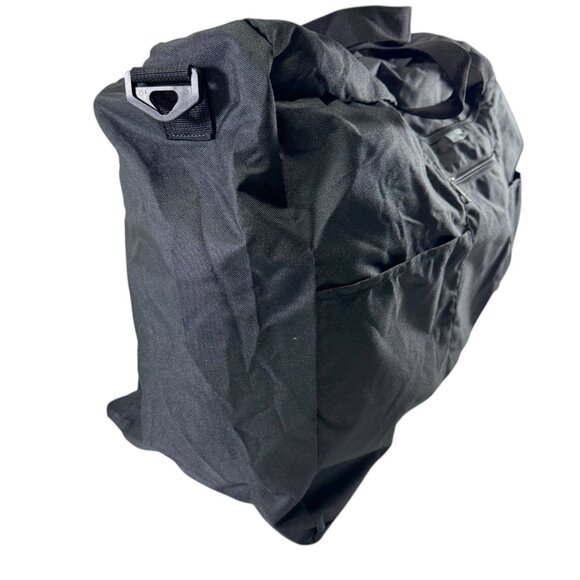 Samsonite Black Nylon Soft Sided Foldaway Packable Duffle Bag Carry On 28x14x10 - Picture 4 of 6
